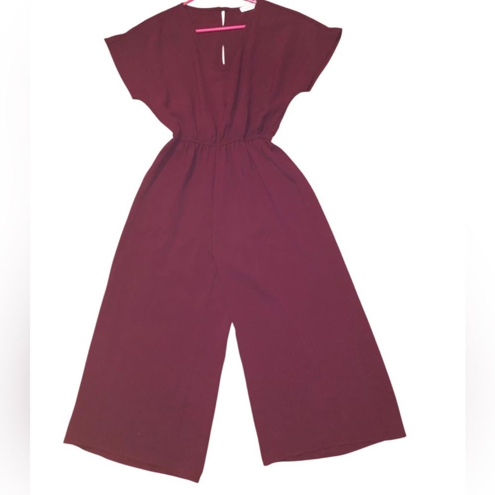 First Love Deep Red Jumpsuit